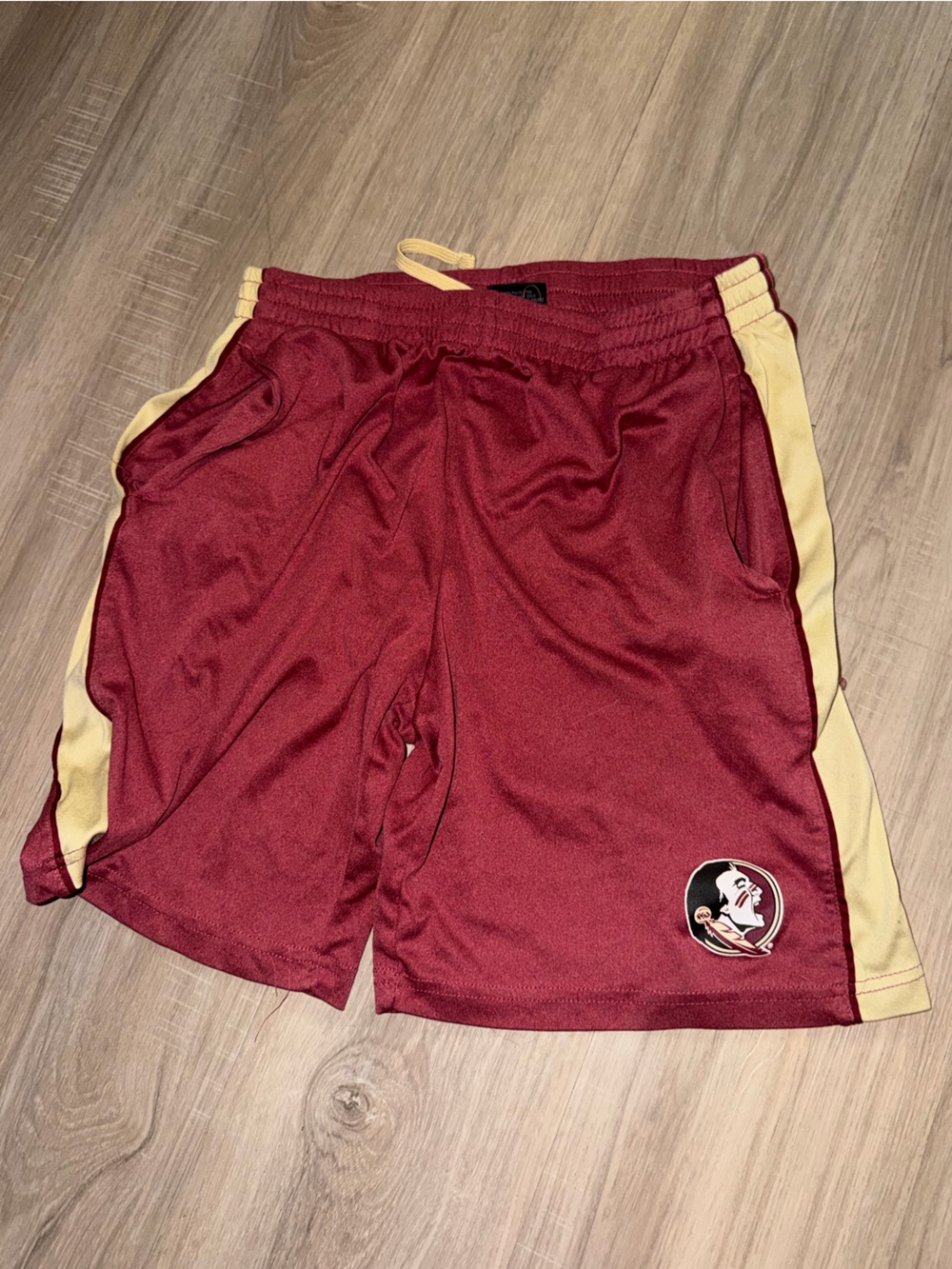 Vintage FSU - Colosseum Maroon and Gold Athletic Shorts with Team Emblem